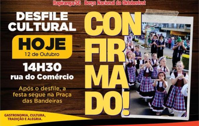 Está mantida a programação oficial da Oktoberfest na cidade de Itapiranga