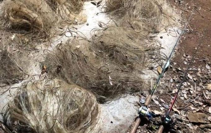 Polícia Militar Ambiental apreende material de pesca irregular e pescador é autuado