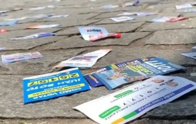 MPE orienta fiscalização contra derramamento de "santinhos" nas eleições