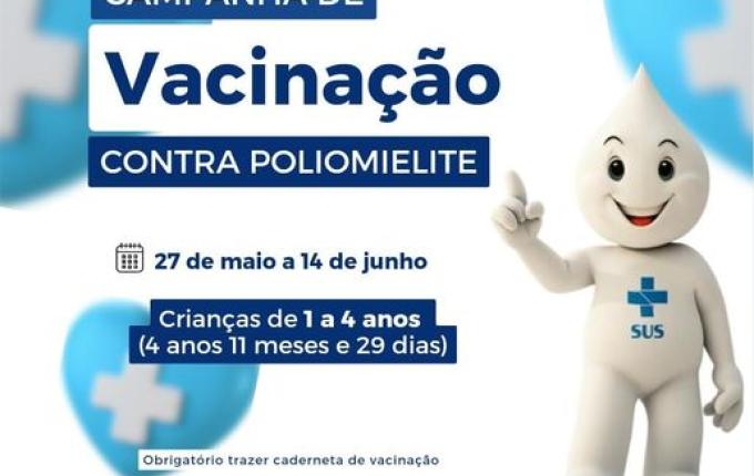 Iporã do Oeste inicia campanha de vacinação contra a Poliomielite