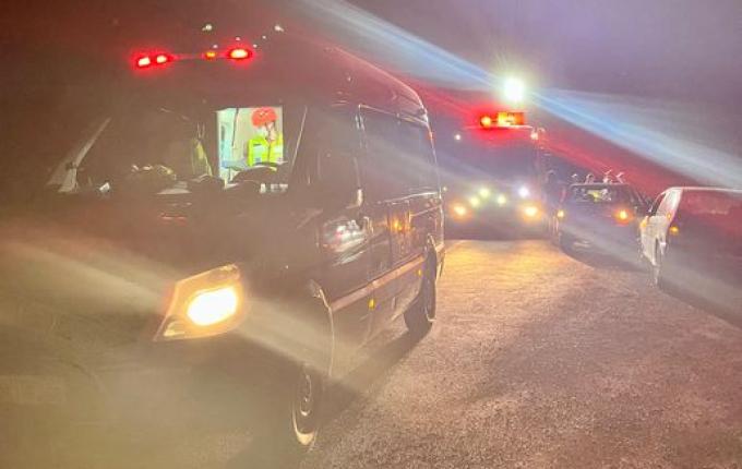 Homem com fratura exposta se arrasta até a estrada após queda de moto em Cunha Porã