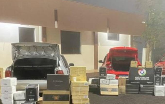 180 caixas de vinho e 11 caixas de azeite contrabandeadas são apreendidas