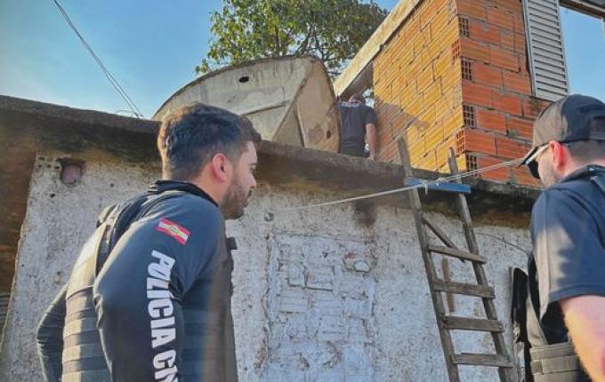 Operação da Polícia Civil combate furto de água em comunidade de SMOeste