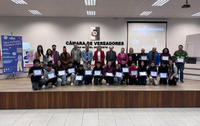 CIEE-SC forma 20 adolescentes pelo Programa de Iniciação ao Trabalho em São Miguel do Oeste