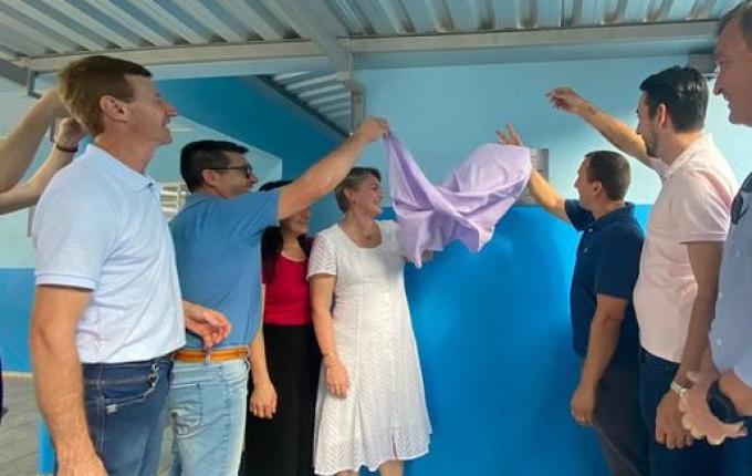 Secretaria de Educação inaugura melhorias no Núcleo Escolar