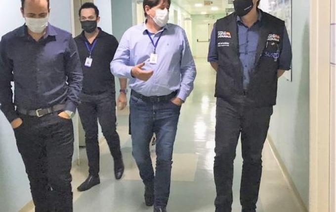 HRTGB apresenta projeto de ampliação para secretário de saúde do estado