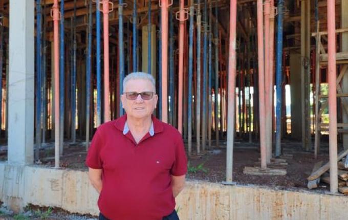 Centro Geriátrico registra grande evolução nas obras no interior de Itapiranga