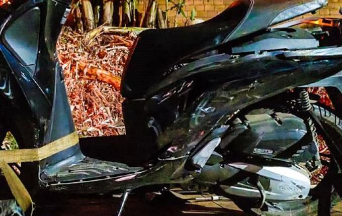 Motociclista fica gravemente ferido em acidente na SC-163 em Descanso