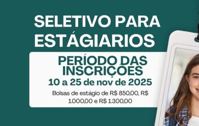 São Miguel do Oeste abre inscrições para estágio com bolsas de até R$ 1.300