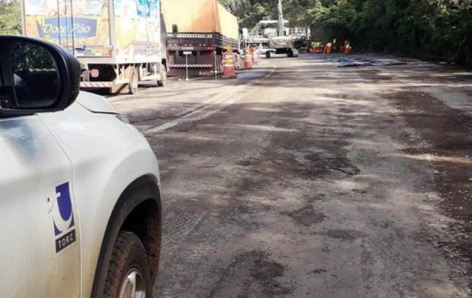 Saiba como está o andamento das obras na BR-163, em São José do Cedro; assista