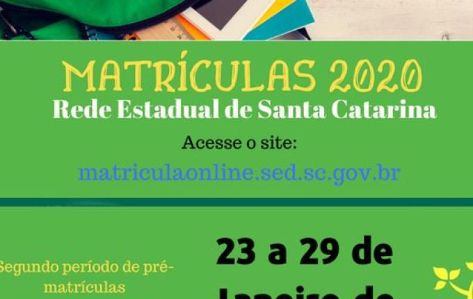 Matrículas da Rede Estadual de Ensino seguem até a próxima quarta-feira