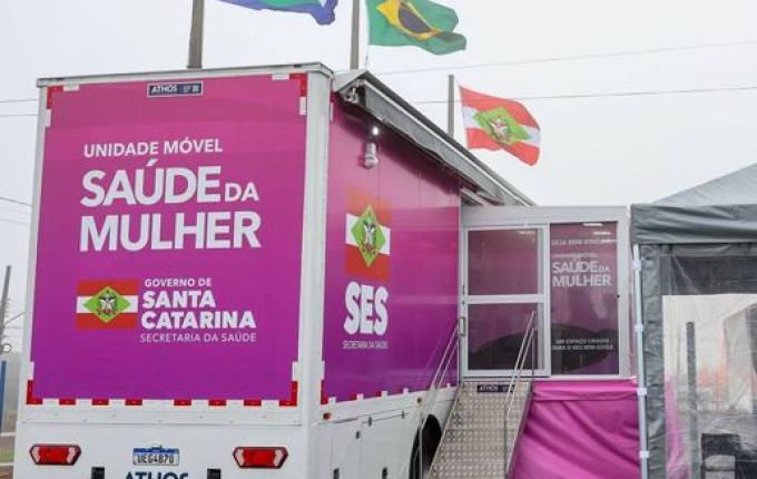 Unidade Móvel da Saúde da Mulher vai atender pacientes de Descanso