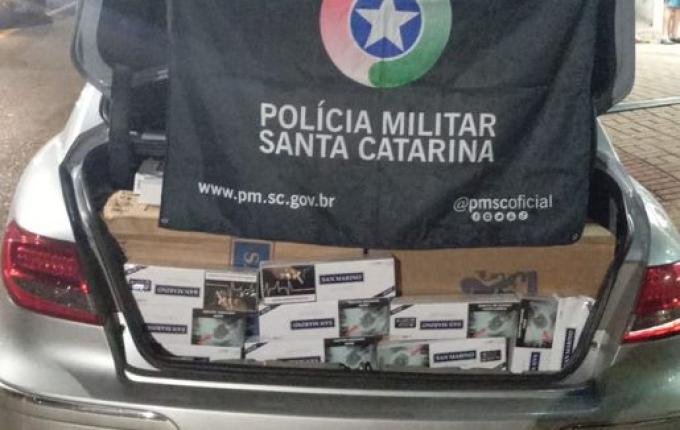 Polícia apreende carga de cigarros avaliada em R$ 139,5 mil em Dionísio Cerqueira