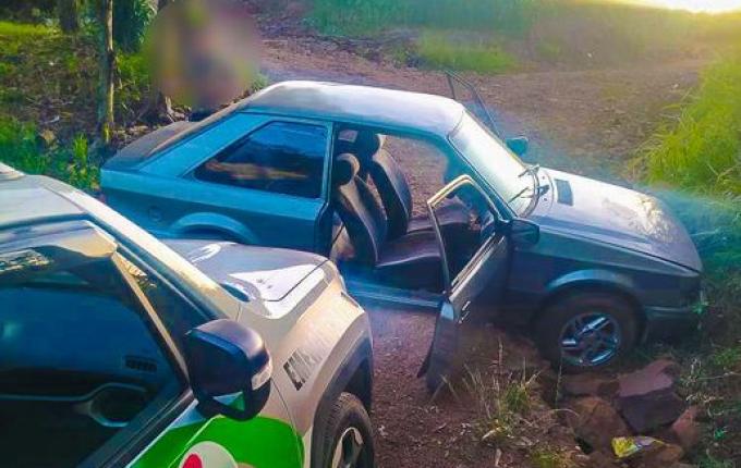 Condutor embriagado e sem CNH tenta fugir da PM, mas acaba preso em Descanso