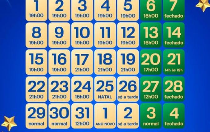 Horário especial de Natal no comércio de SMO começa na próxima segunda