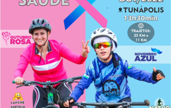 Pedal da Saúde será realizado neste sábado em Tunápolis