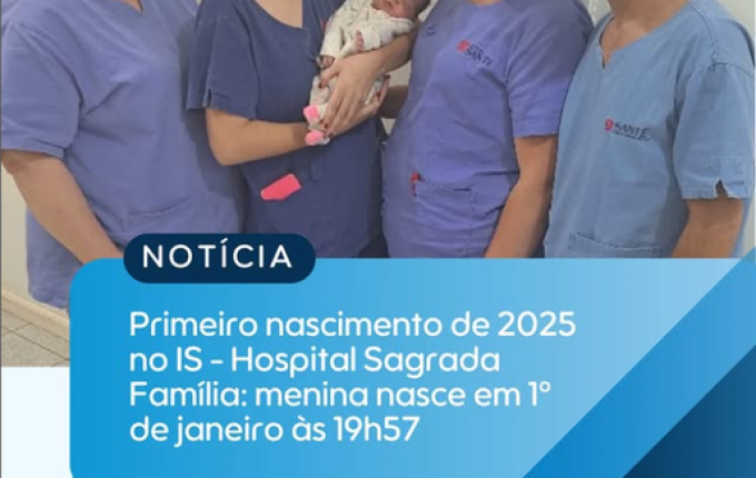 Nasce primeiro bebê de 2025 em Itapiranga