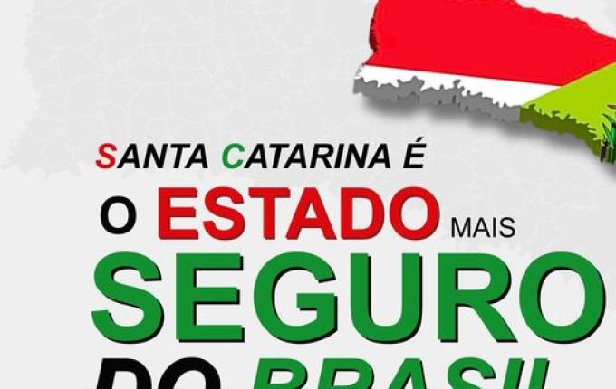 Santa Catarina é o estado mais seguro do país, aponta Atlas da Violência 2025