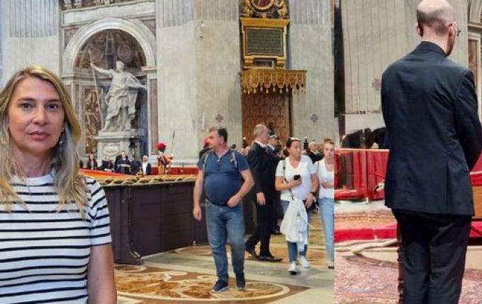 Em meio à lágrimas e orações, catarinenses se despedem do papa Francisco em Roma