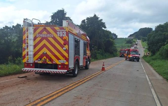 Motorista envolvido em acidente na BR 163 morre no Hospital Regional, em SMO