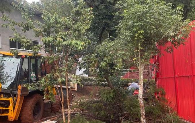 Temporal provoca destelhamentos em cerca de 100 casas em São Miguel do Oeste, diz Defesa Civil