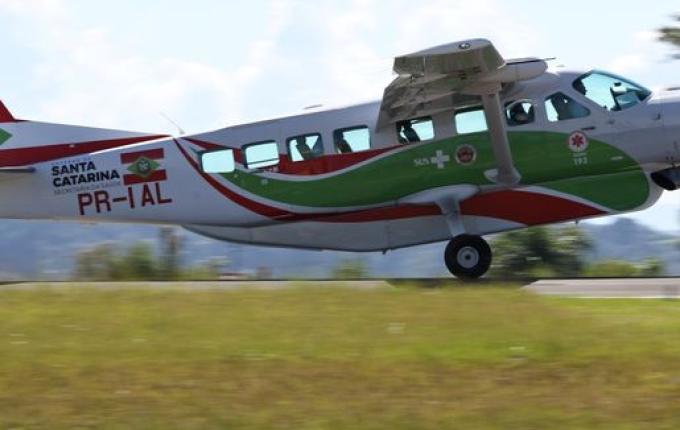 SAMU em Joaçaba já garantiu mais de 200 atendimentos em 573 horas de voo