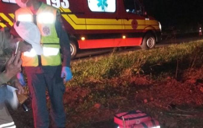 Homem morre atropelado na SC-496, em Santa Helena