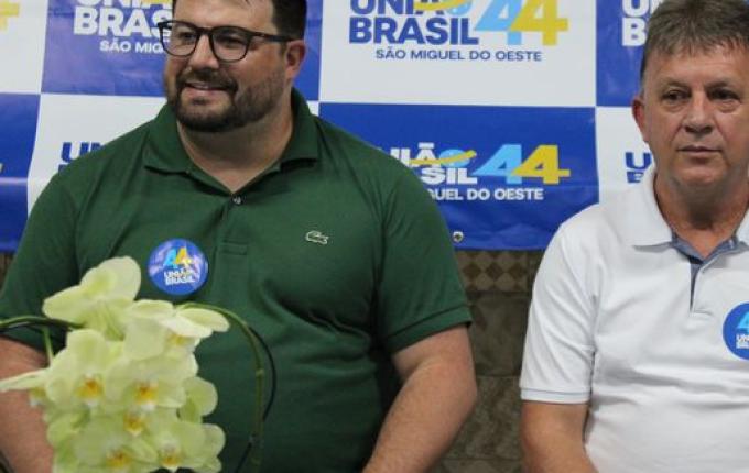 União Brasil lança Paulo Drumm como pré-candidato a prefeito de São Miguel do Oeste