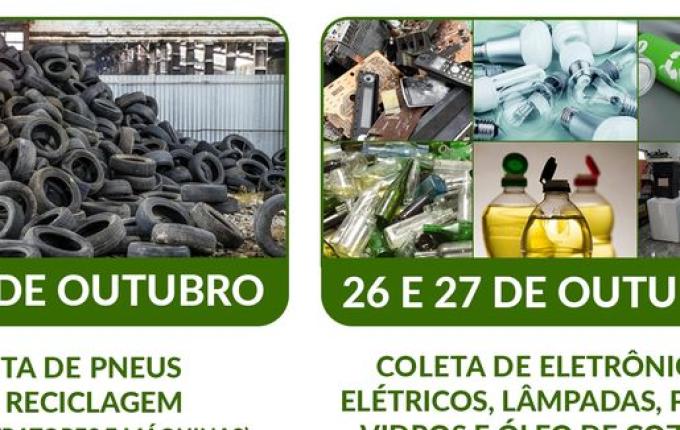 Inicia campanha de recolha de pneus para reciclagem em Iporã do Oeste