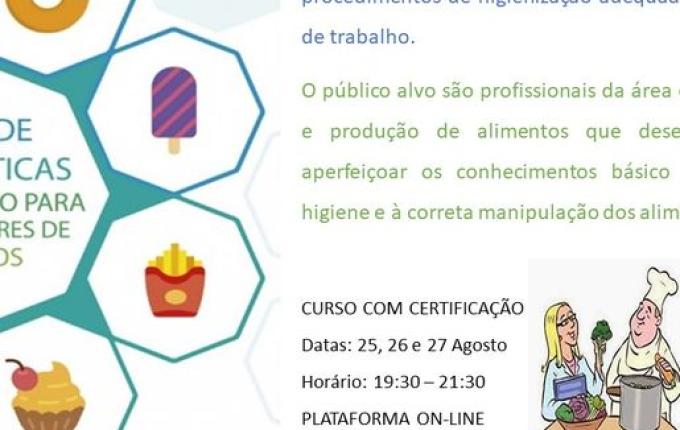 Secretaria de Agricultura e Epagri de Mondaí promovem curso online de manipulação de alimentos