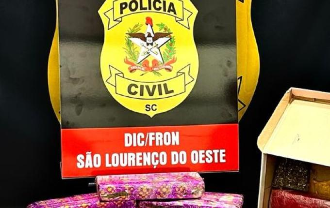 Jovem de 19 anos é presa por tráfico de droga em Campo Erê