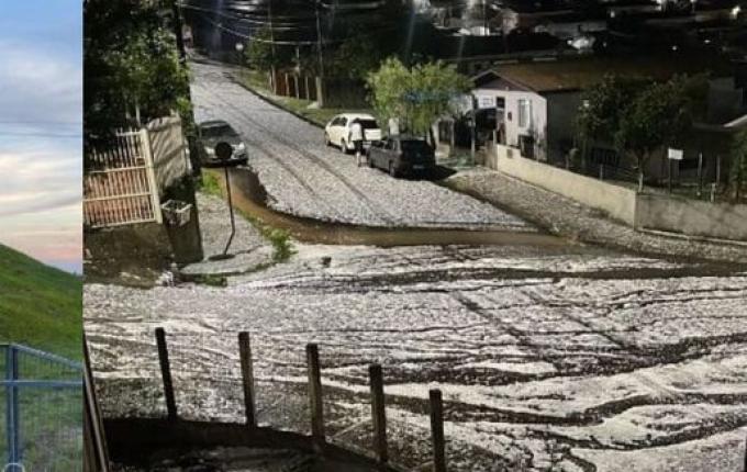 Sistema antigranizo protege plantações em SC durante temporada de tempestades