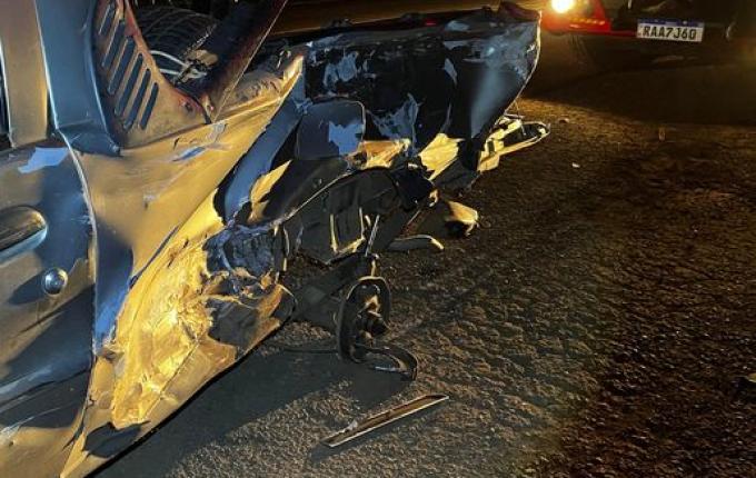 Acidente entre dois veículos deixa homem ferido na BR 163, em SMOeste