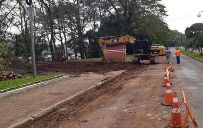Obras de pavimentações seguem dentro do prazo previsto em Itapiranga
