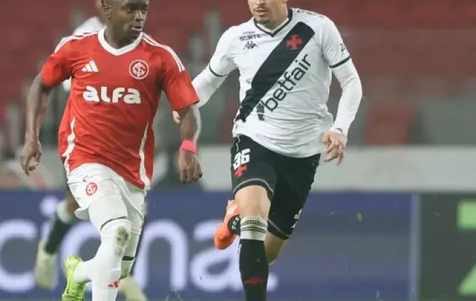 Inter e Vasco empatam no Beira-Rio em jogo com expulsão de goleiro por cera