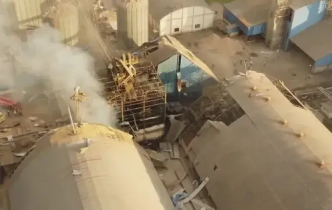 Explosão em silo de grãos no Paraná deixa sete mortos