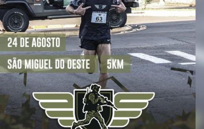 Terceira Corrida do Soldado movimenta São Miguel do Oeste neste domingo