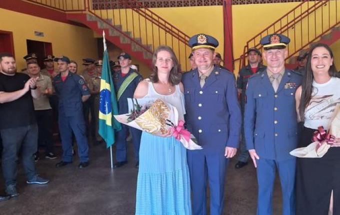 Novo Sargento do Quartel dos Bombeiros de Iporã é empossado