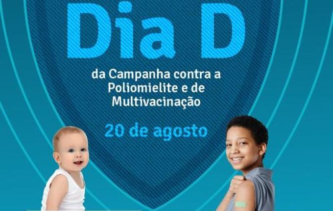SMOeste terá Dia D de vacinação contra Poliomielite e de Multivacinação neste sábado