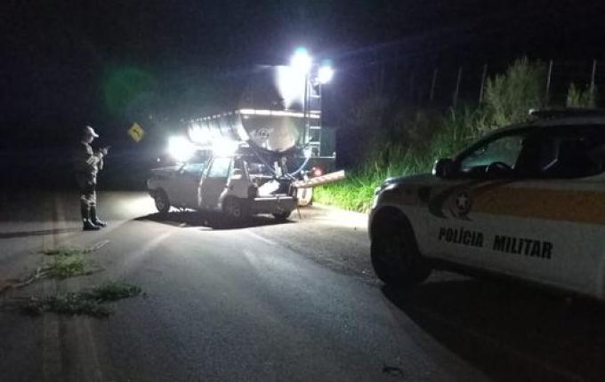 Quatro pessoas ficam feridas em colisão na SC-480