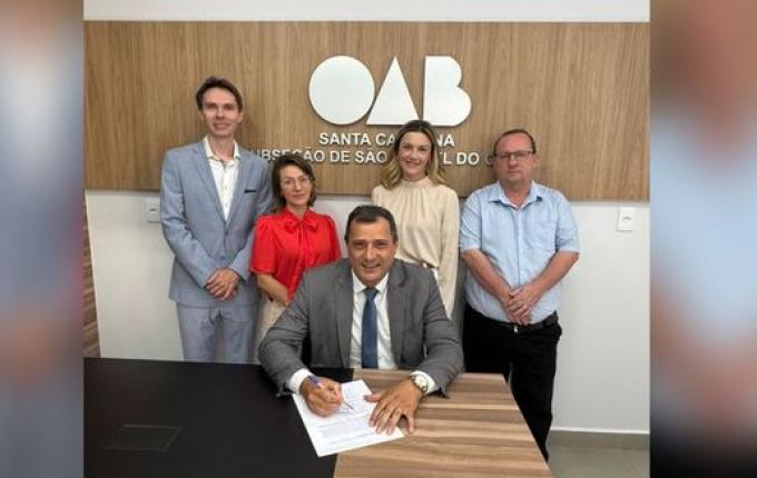 Posse da nova diretoria da OAB de SMO marca início da gestão 2025-2027