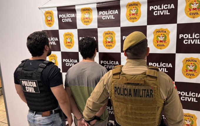 Homem é preso por roubo de caminhonete em Descanso após investigação da Polícia Civil