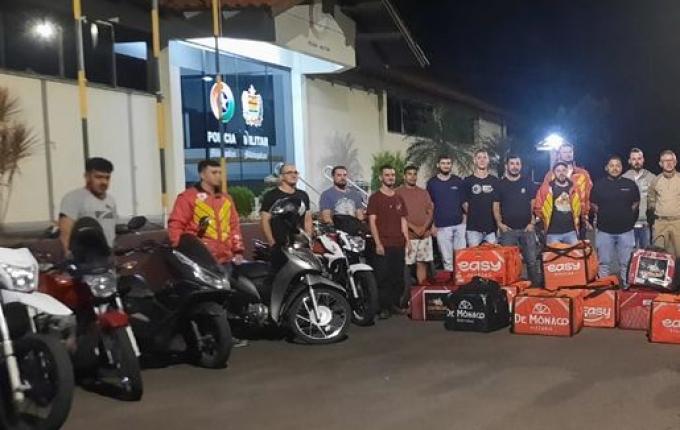 Polícia Militar de Itapiranga realiza reunião com motociclistas