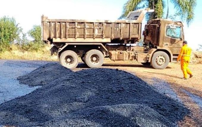 Trecho de desvio entre Guarujá do Sul e Princesa recebe melhorias