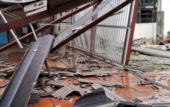 Defesa Civil confirma microexplosão em Gaspar e prefeitura estima 250 casas afetadas