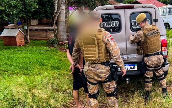 Polícia Militar cumpre mandado de prisão em São Miguel do Oeste