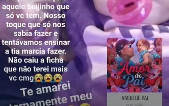 Pai de Maitê, morta pelo ex-padrasto, divulgou a última foto tirada com a filha