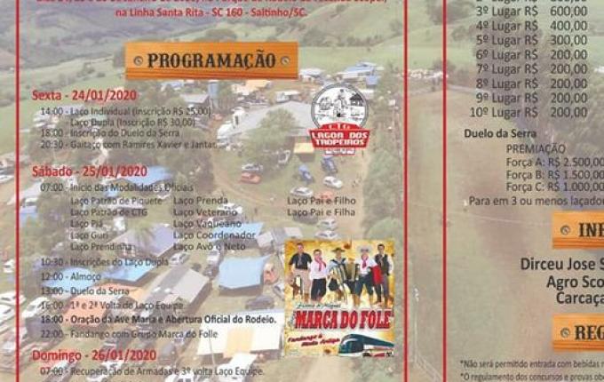 CTG Lagoa dos Tropeiros organiza a sexta edição do Rodeio Crioulo Interestadual