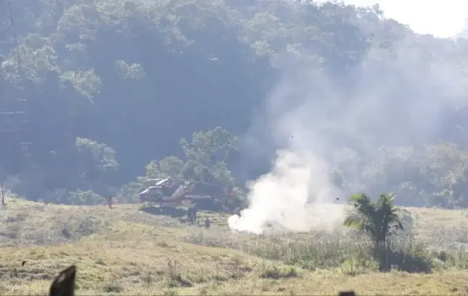 Morre piloto de helicóptero que caiu em Pomerode
