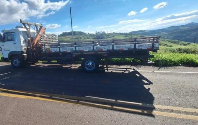 Trabalhador é atropelado por caminhão durante obra em rodovia de Romelândia